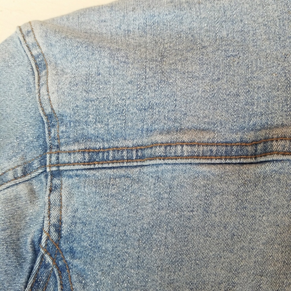 Aeropostale Jean Jacket w/ Shimmer - Picture 7 of 7